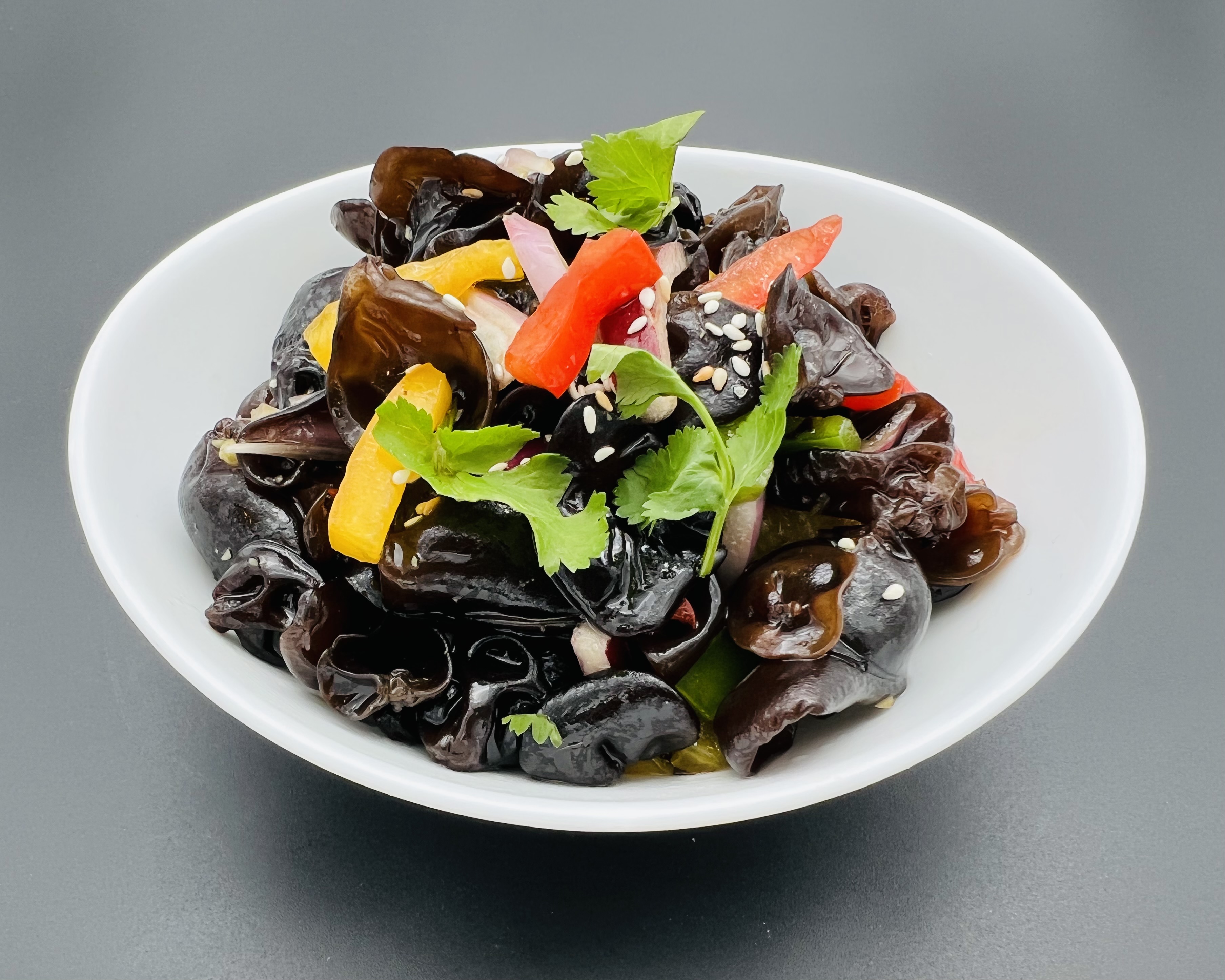 5.Chinese “wood ear” mushroom salad   凉拌木耳    سالاد قارچ سیاه چینی 