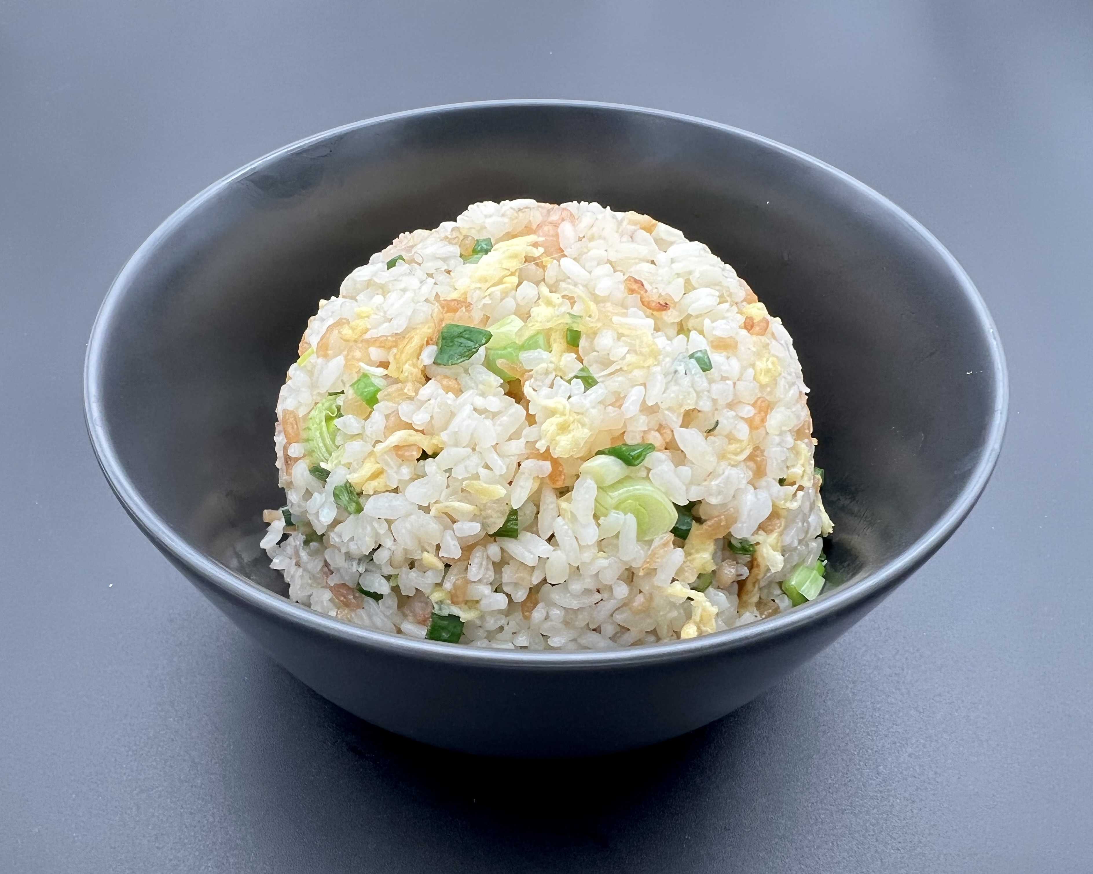 9. Fried rice with egg and minced shrimp   (Crispy rice)   酥米虾仁炒饭   (برنج سرخ شده با میگو و تخم مرغ) (کریسپی رایس)   چاوفن میگو