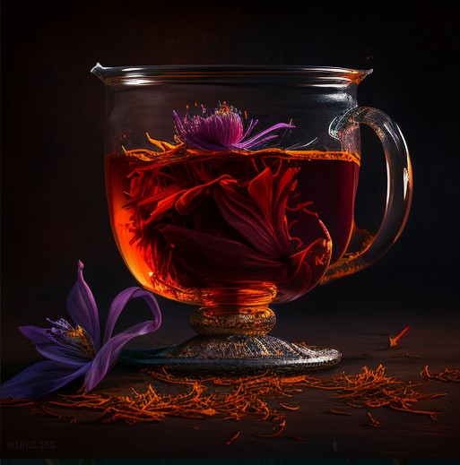 چای زعفران